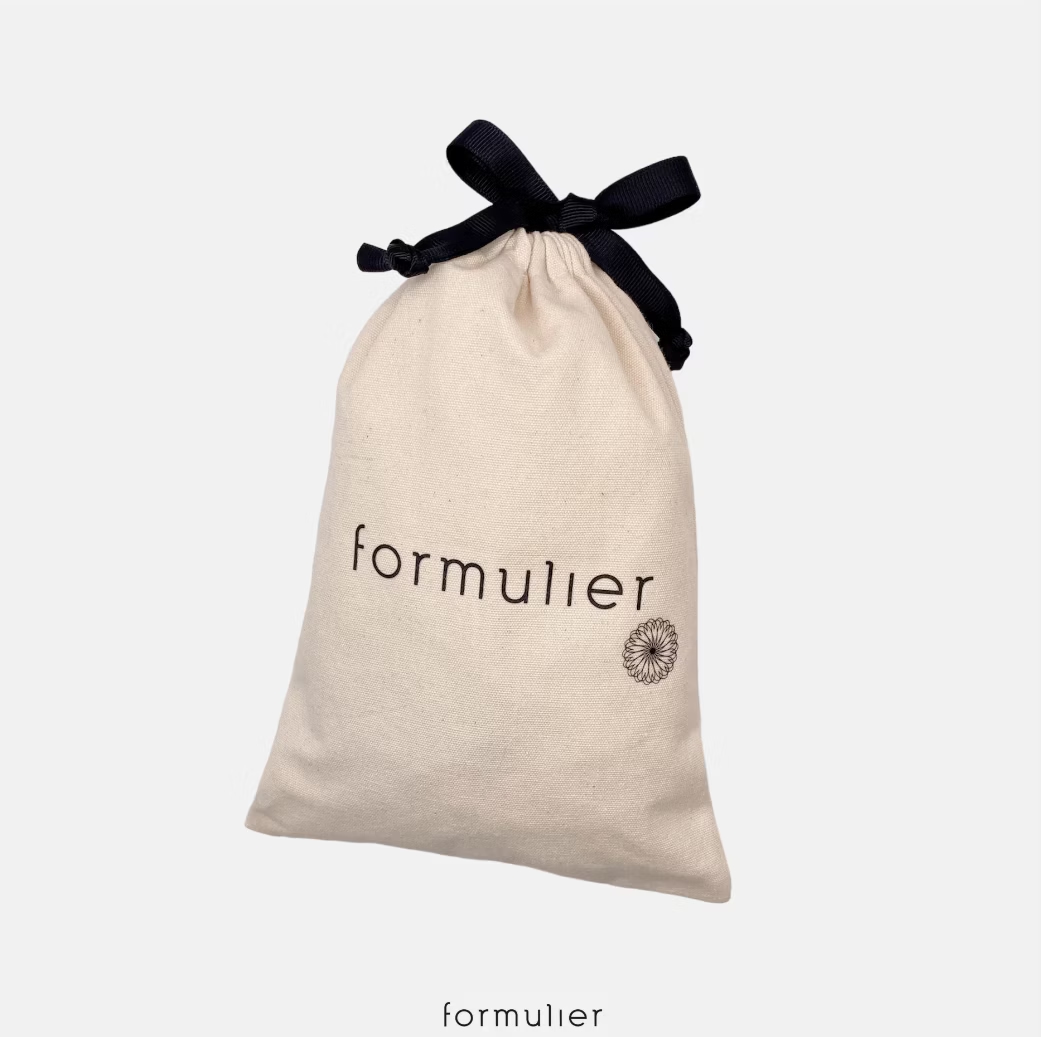 【formulier】福木純棉束口袋